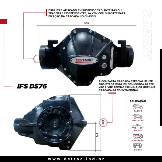 DIFERENCIAL DS76 SUSPENSÃO INDEPENDENTE