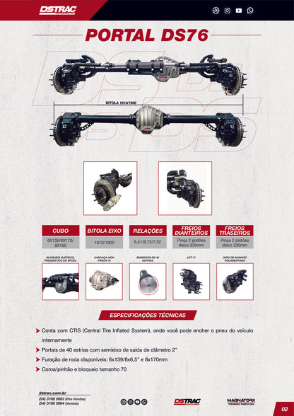 EIXO TROLLER PORTAL DS76