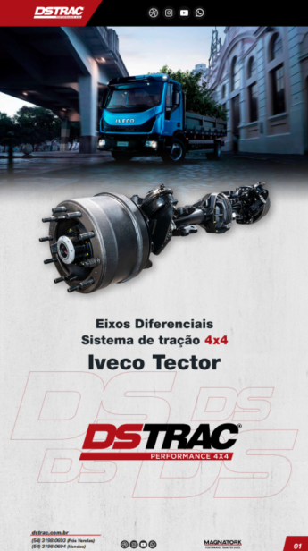 EIXO DS80 IVECO TECTOR 11-190 & BUS