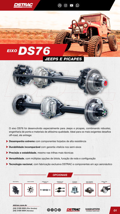 EIXO DS76 DIANTEIRO